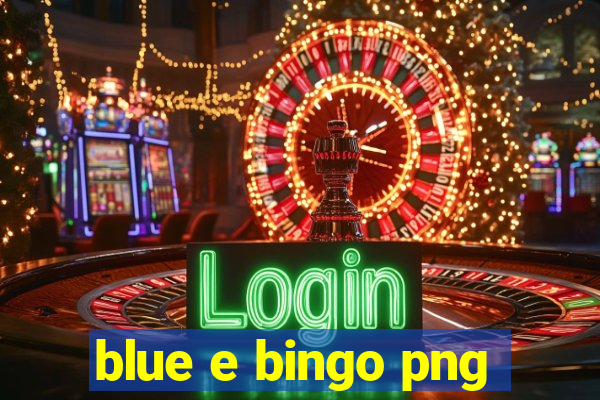 blue e bingo png